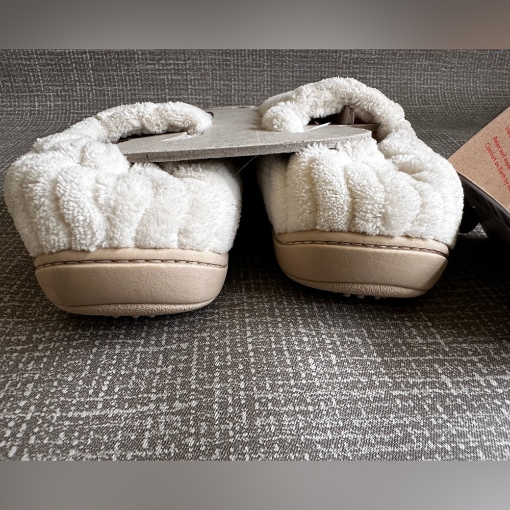 Acorn Women’s Spa Support Non Slip Slippers size 5-6 Arch Support Footbed - Picture 6 of 12